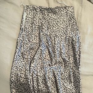 Princess Polly Leopard Print MIDI Skirt